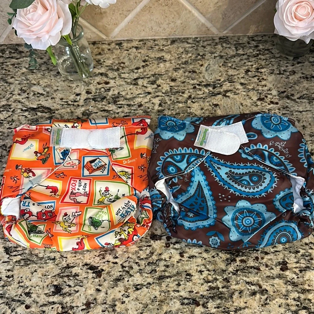 NWT Bumkins AIO Cloth Diapers All-in-Ones Large